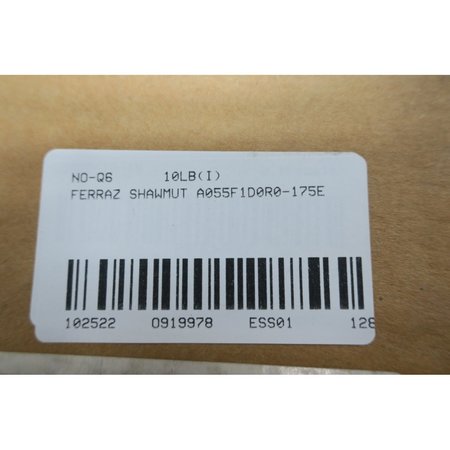 Ferraz Shawmut Cartridge Fuse, A055 Series, 175A, 5500V AC, Cylindrical A055F1D0R0-175E